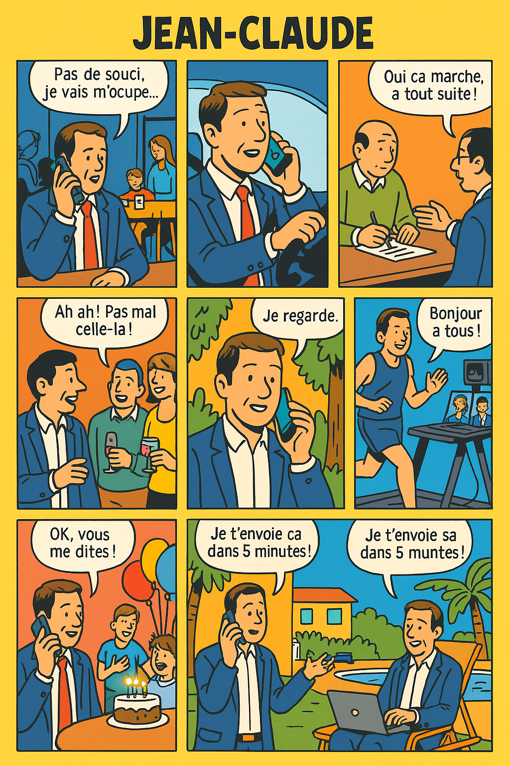 La BD du Max-out de Jean-Claude, avant son Burn-out